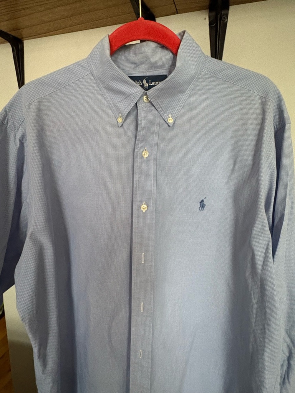 Ralph Lauren Light Blue Oxford Button-Down Shirt